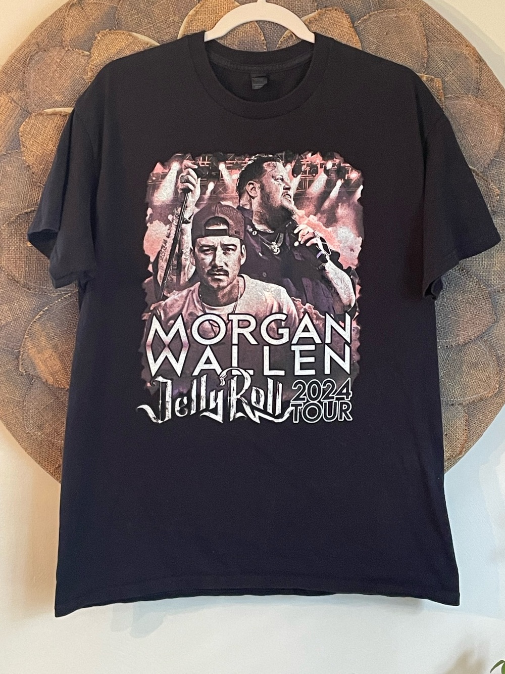 Morgan Wallen Jelly Roll 2024 One Night at a Time Tour T-Shirt